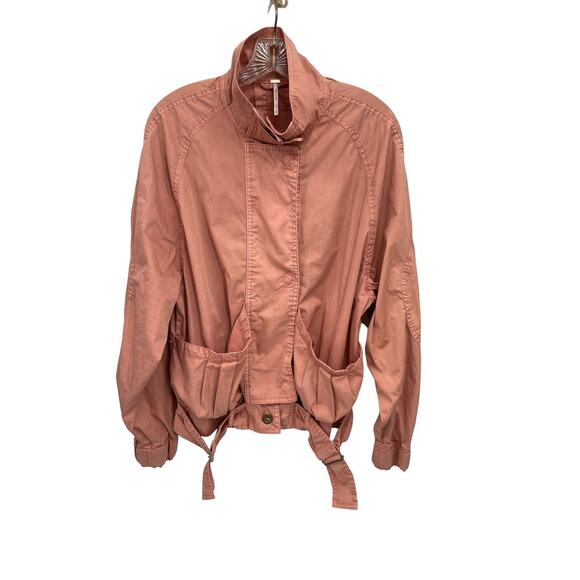 Free People Jackets & Blazers - Free People Parachute Jacket Military Style Bomber Size Small